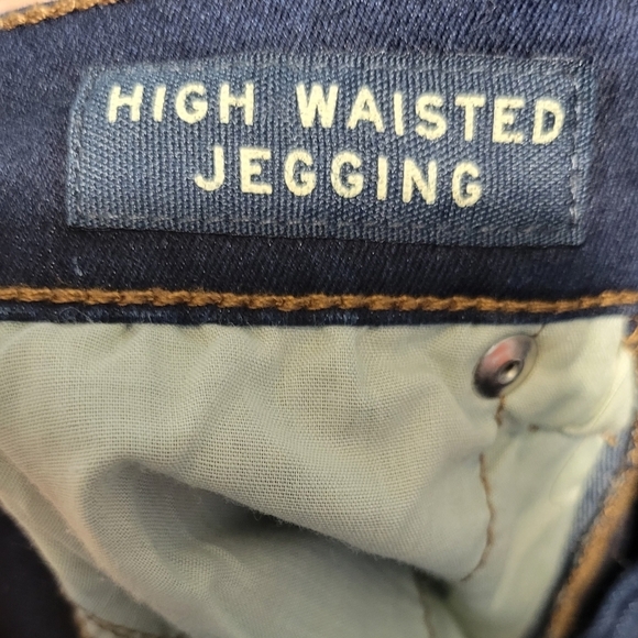 Aeropostal Dark wash High Waisted Jeggings Size 00 Short - Picture 6 of 8